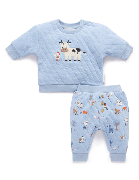 Quilted Track Set - Farm