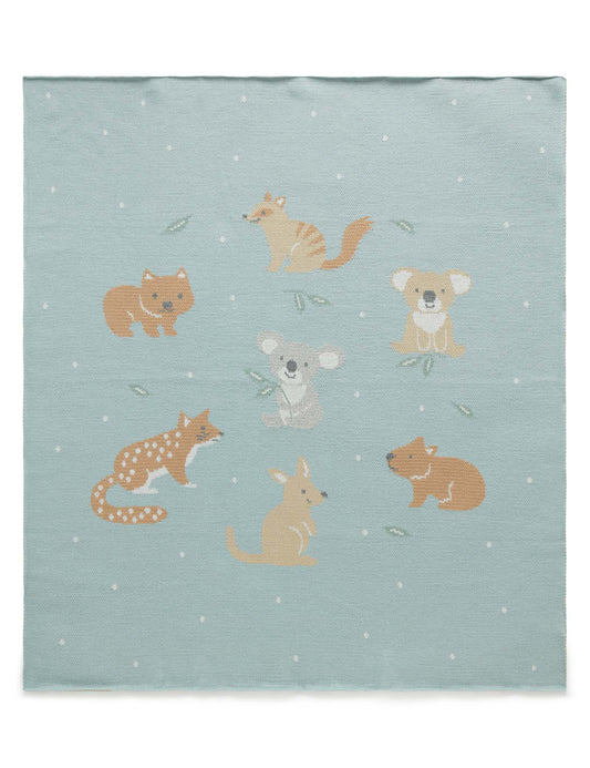 Jacquard Blanket in Bush Babies