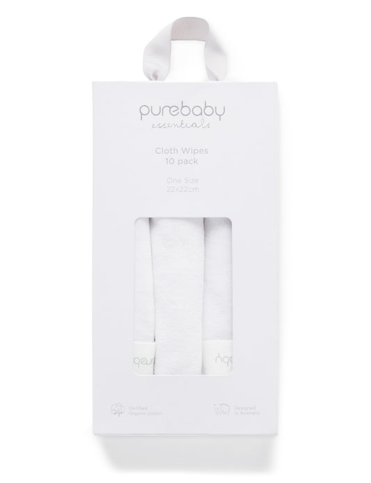 Cloth Wipes - 10 Pack