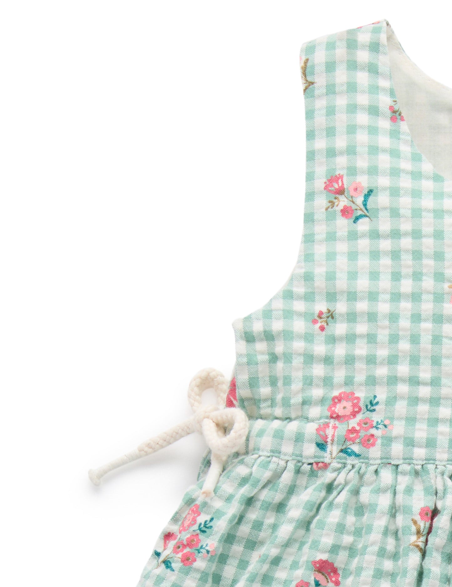 Gingham Pinnie in Frida