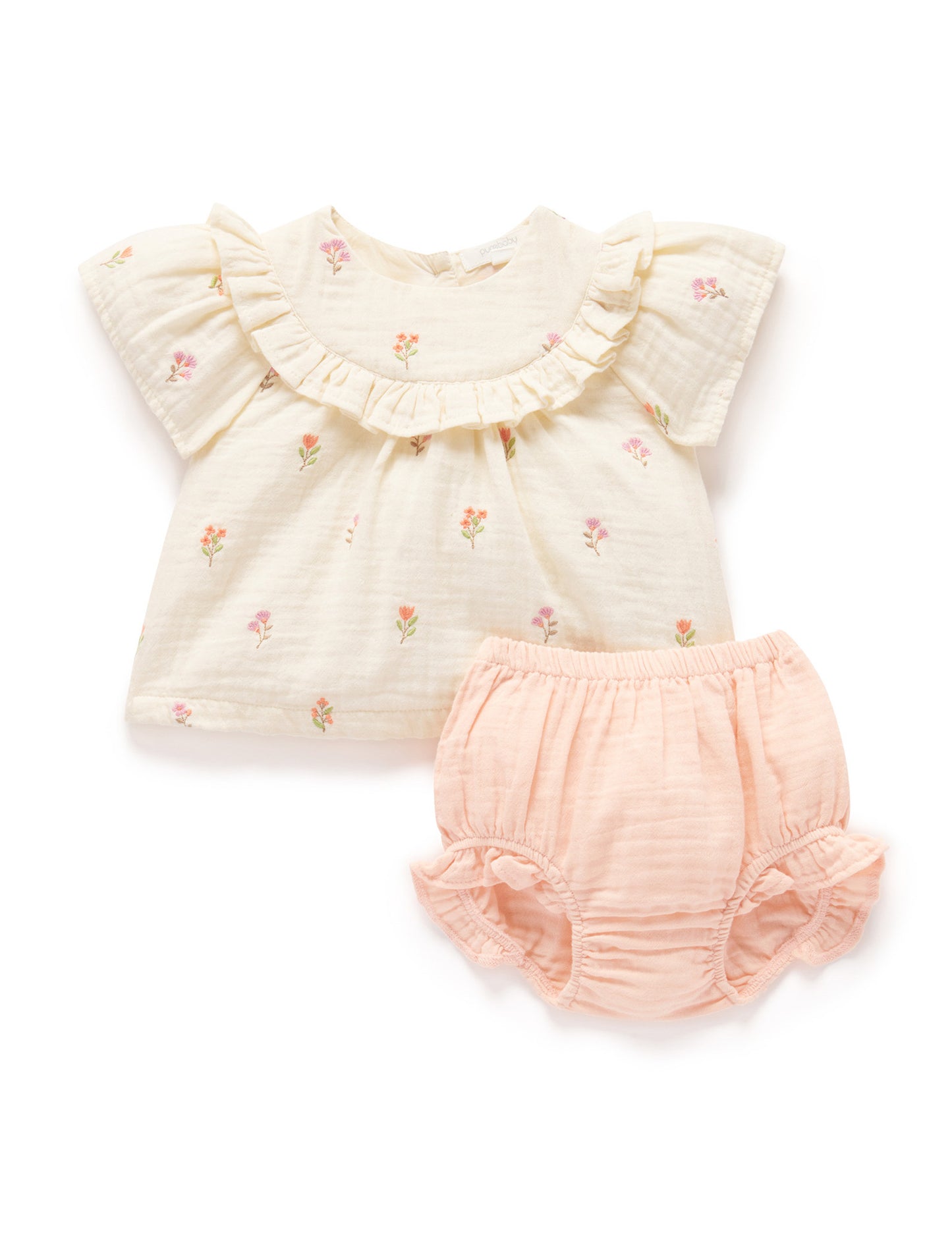 Embroidered Bloomer Set