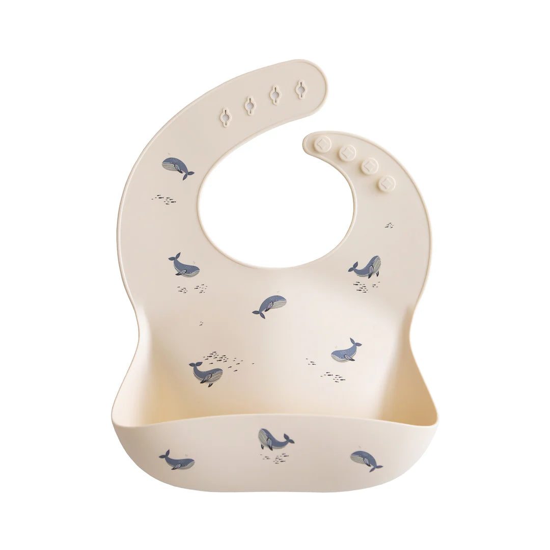 Silicone Baby Bib - Mushie