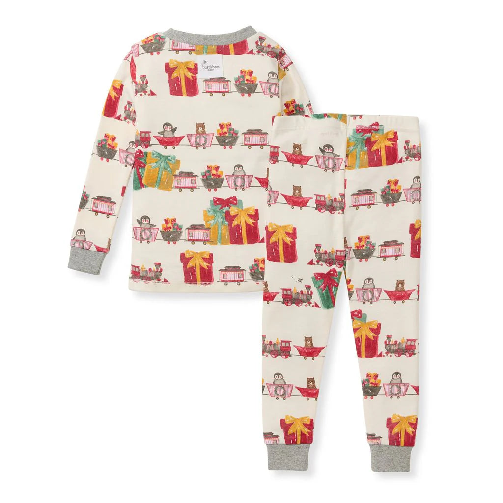 Holiday Toy Train Organic Cotton Pajamas