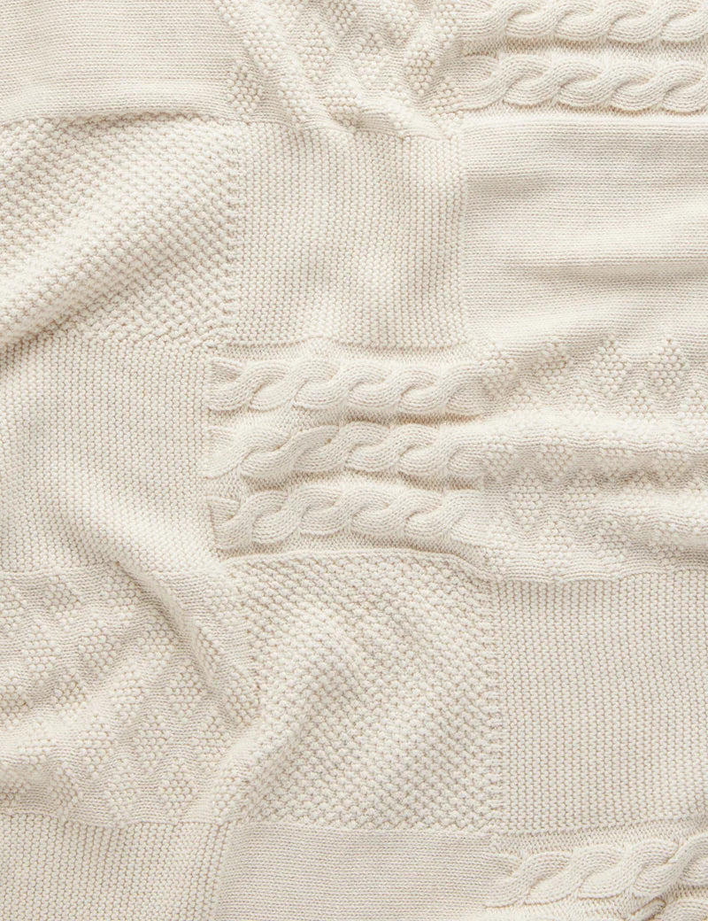 Textured Patchwork Blanket