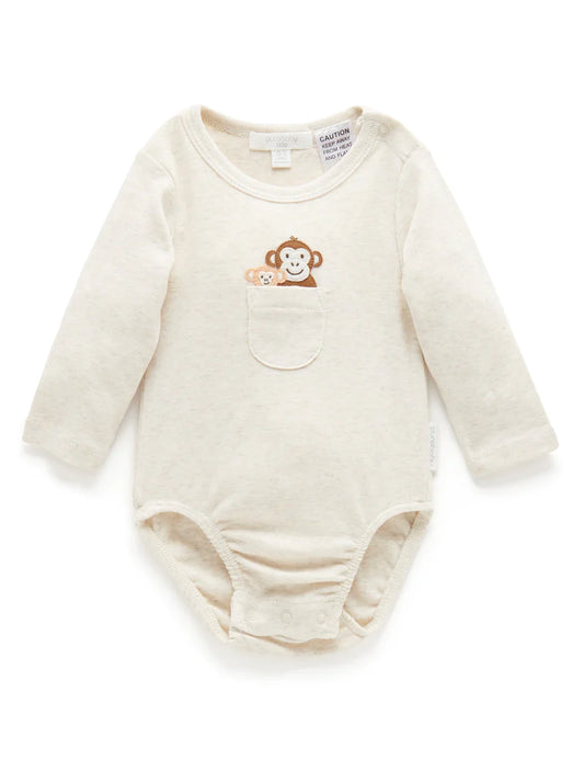 Monkey Peekaboo Bodysuit