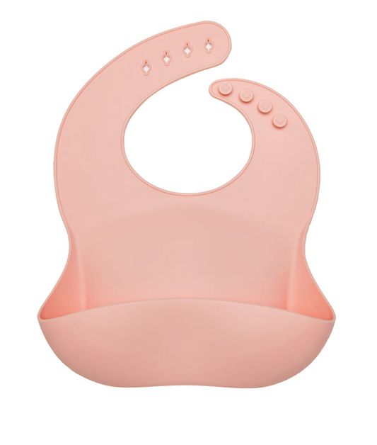 Silicone Bib - Pink Quartz