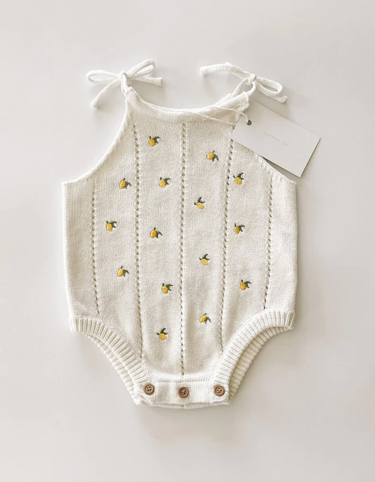Heirloom Onesie - Lemons